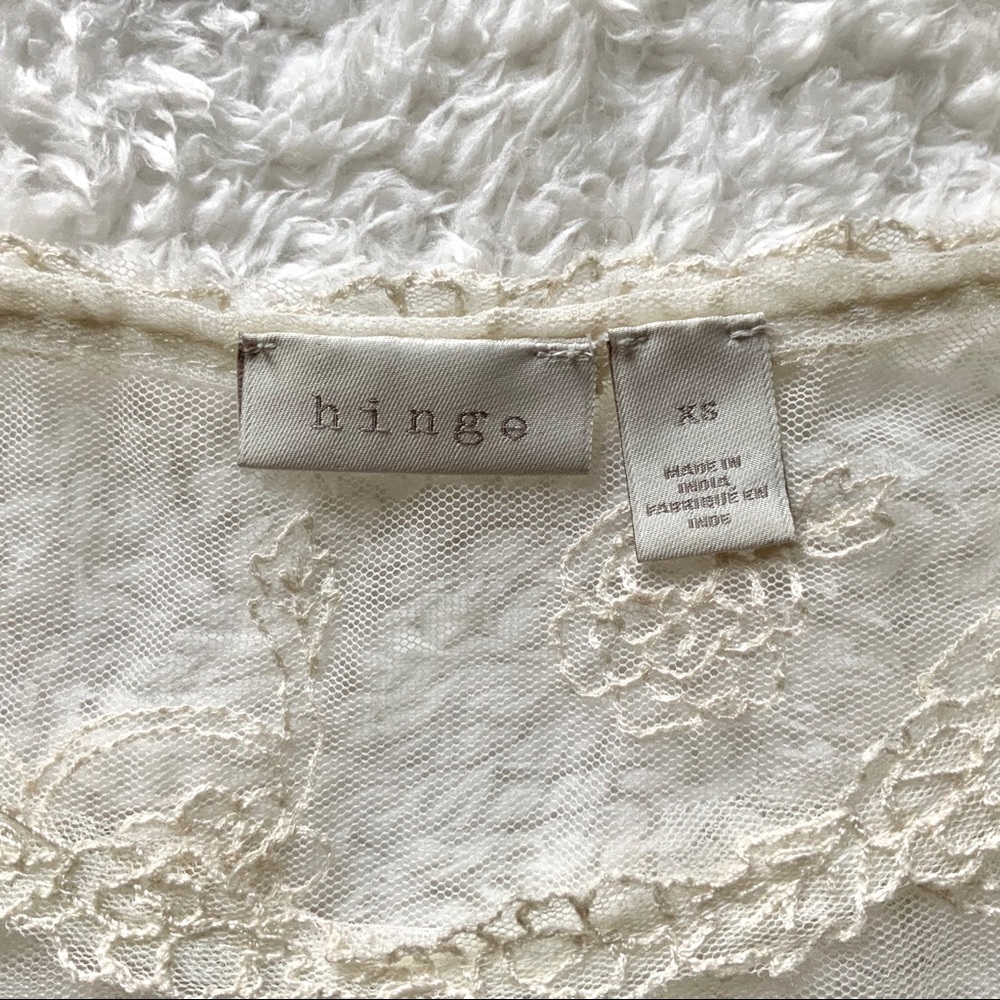 Nordstrom Hinge Sheer Lace Top - Picture 4 of 8